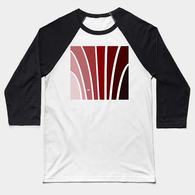 Art Deco Red #minimal #art #design #kirovair #buyart #decor #home Baseball T-Shirt by Kirovair